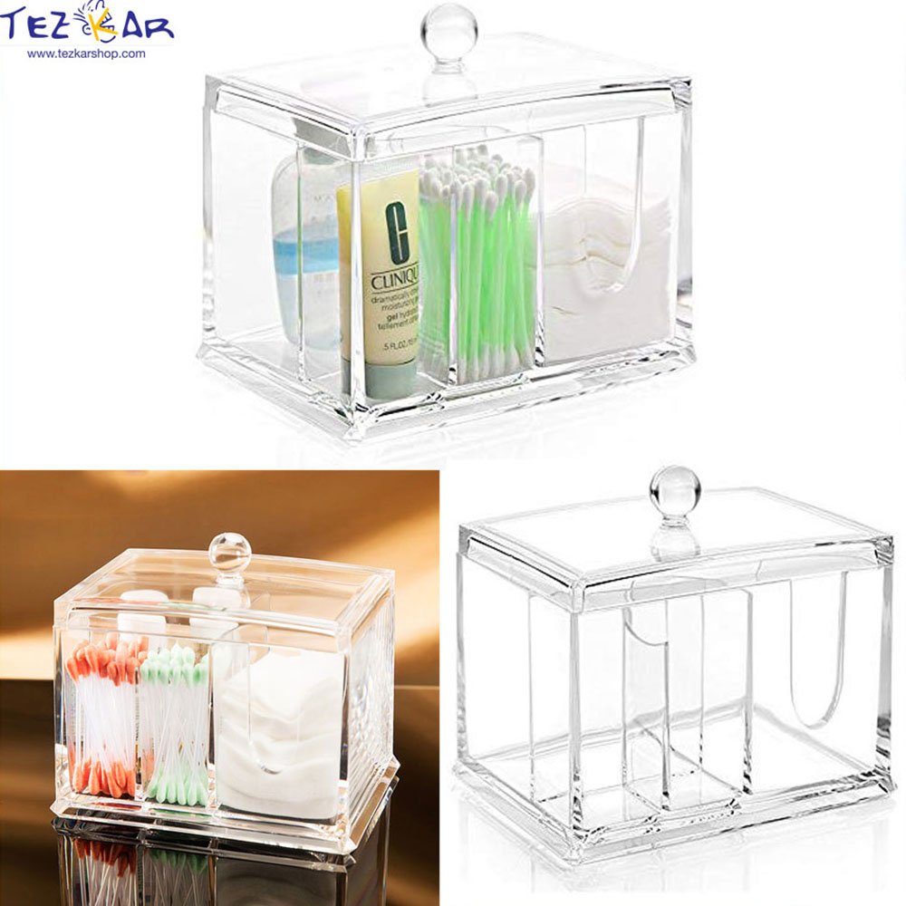 Cool Gift Acrylic Cosmetic Organizer, Cotton Buds Organizer #2131