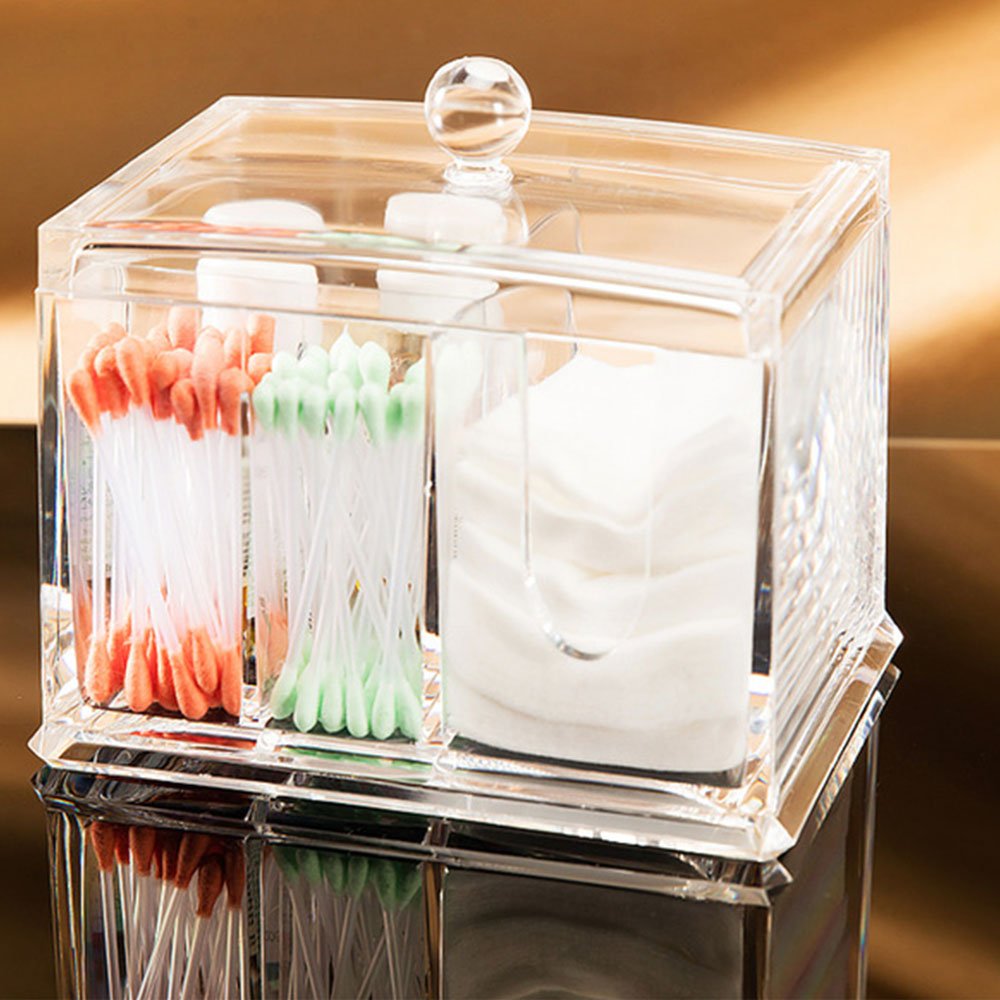 Cool Gift Acrylic Cosmetic Organizer, Cotton Buds Organizer #2131