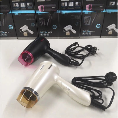Gemei, Gm-138 Hair Dryer 1000 -1200W, Available in Different Colors