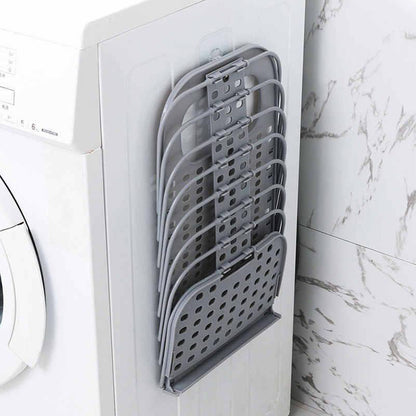 Cool Gift, Foldable Wall Mounted Laundry Basket - White