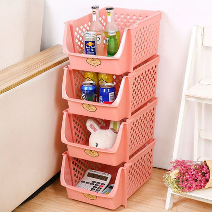 Cool Gift, Storage Plastic Baskets, 1 Pc, 'Random Color', Available in Different Sizes