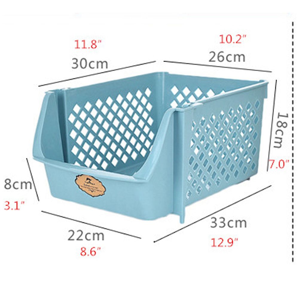 Cool Gift, Storage Plastic Baskets, 1 Pc, 'Random Color', Available in Different Sizes