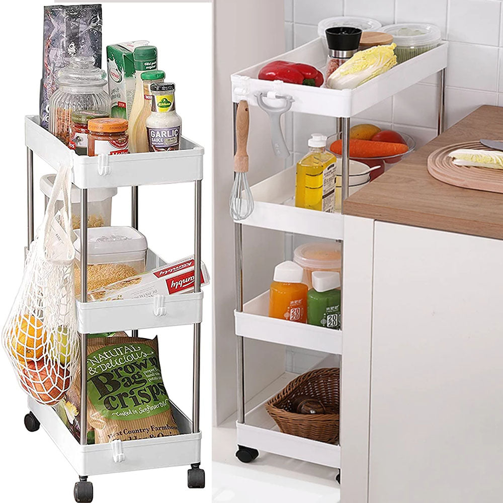 Cool Gift, Wide Storage Cart, Rolling Storage Cart, Available in Different Sizes