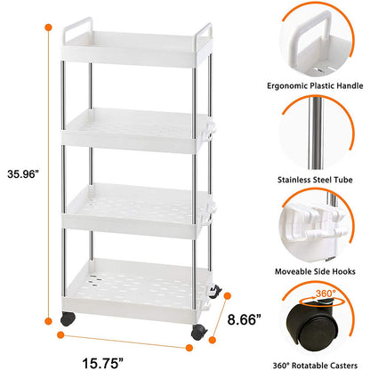 Cool Gift, Wide Storage Cart, Rolling Storage Cart, Available in Different Sizes