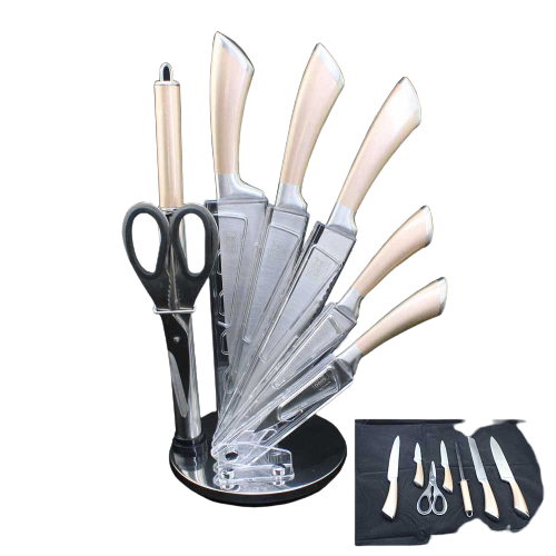 Cool Gift, 8-Piece Stainless Steel Kitchen Set - Gold