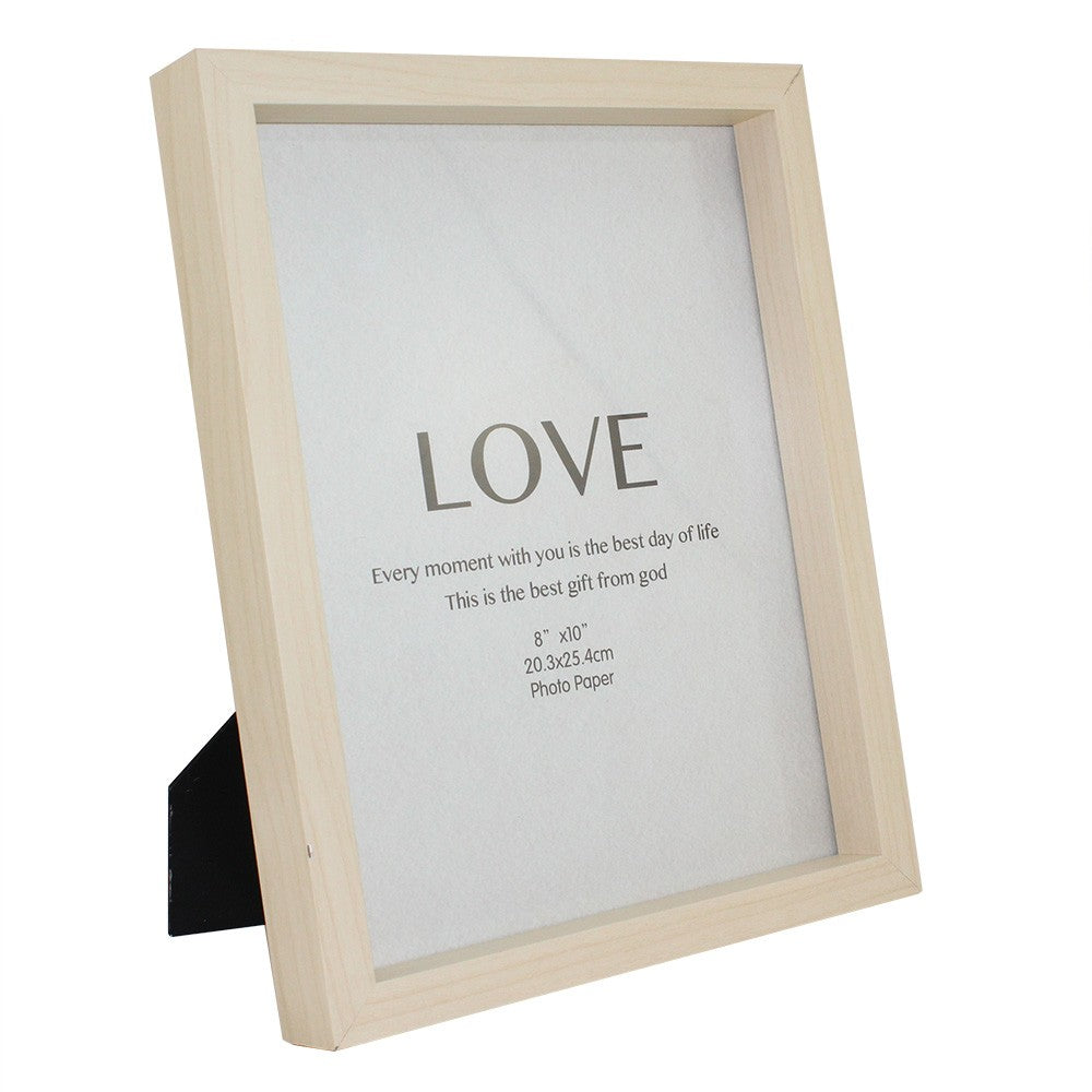 Cool Gift, Wood Picture Frame With Glass Front, Available in Different Sizes