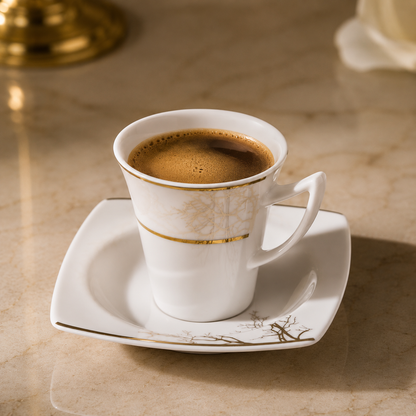 Karaca Autumn 6-Piece Coffee Cup Set – 85 ml, 153.03.07.9493