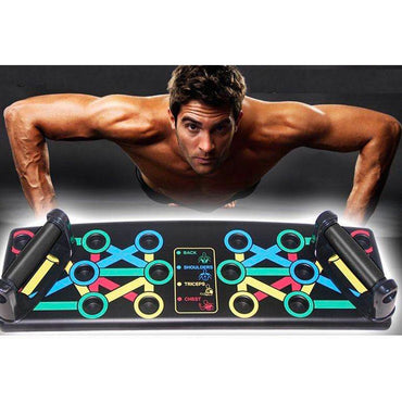 Cool Gift, Push-up Board, 14 in 1 Foldable Push Up Rack Board