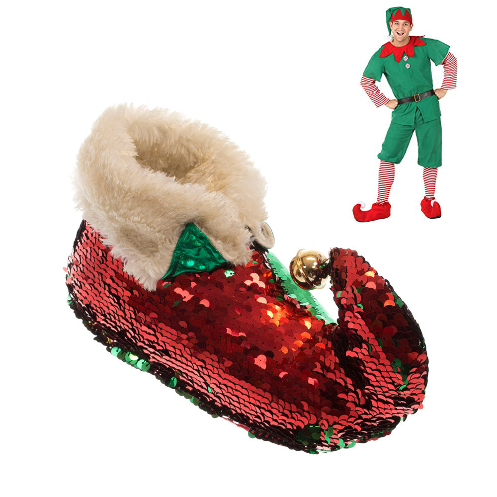 Cool Gift, Christmas Elf Pantoufle, Available In Different Colors