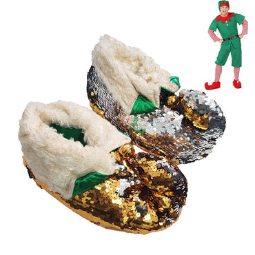 Cool Gift, Christmas Elf Pantoufle, Available In Different Colors