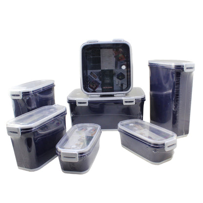 Cool Gift, Antibacterial Fresh Box Set Of 7 Pcs Food Container #W-03, Available in Different Colors