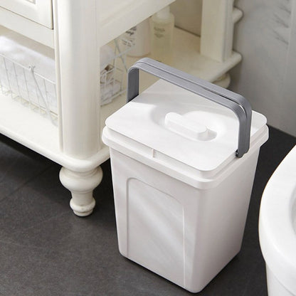 Cool Gift, Portable Independent Trash Can With Lid, Available in Different Colors