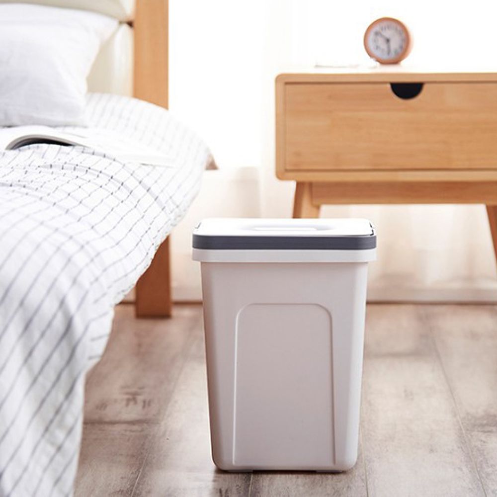 Cool Gift, Portable Independent Trash Can With Lid, Available in Different Colors