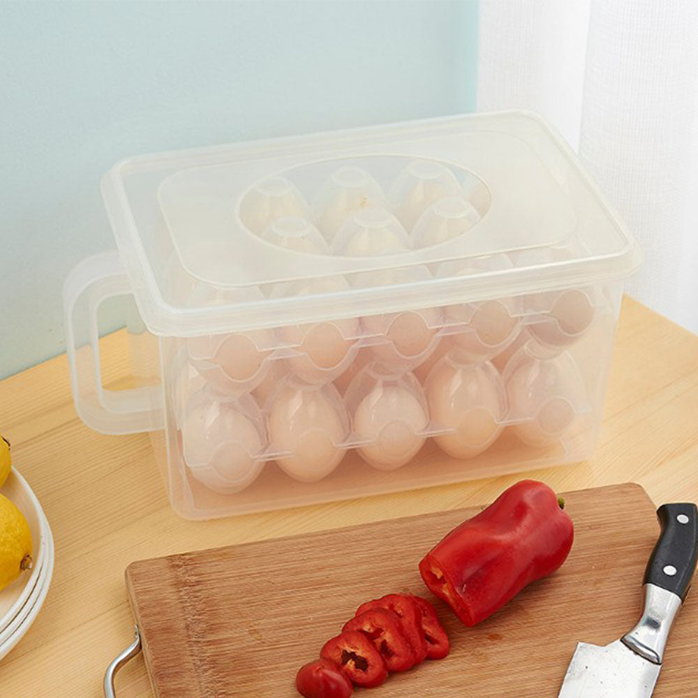 Cool Gift, Egg Plastic Food Storage Container Fridge Storage