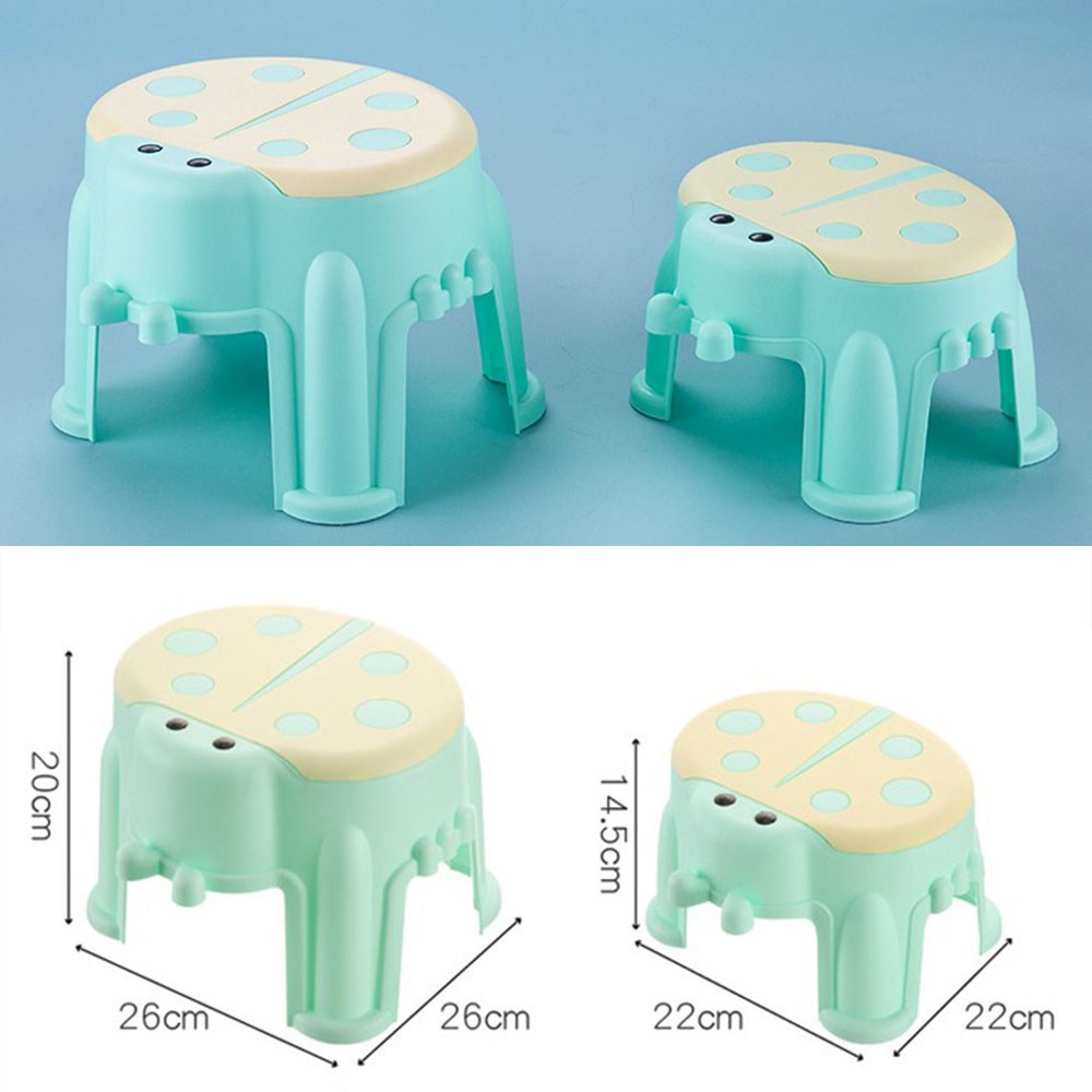 Cool Gift, LadyBug Small Bench Anti-Skid Kids Stool, Available in Different Sizes & Colors