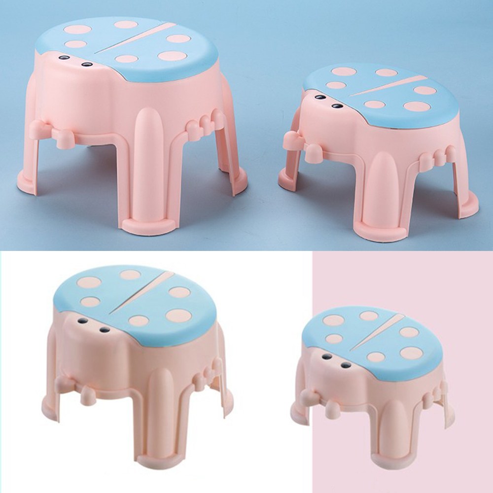 Cool Gift, LadyBug Small Bench Anti-Skid Kids Stool, Available in Different Sizes & Colors