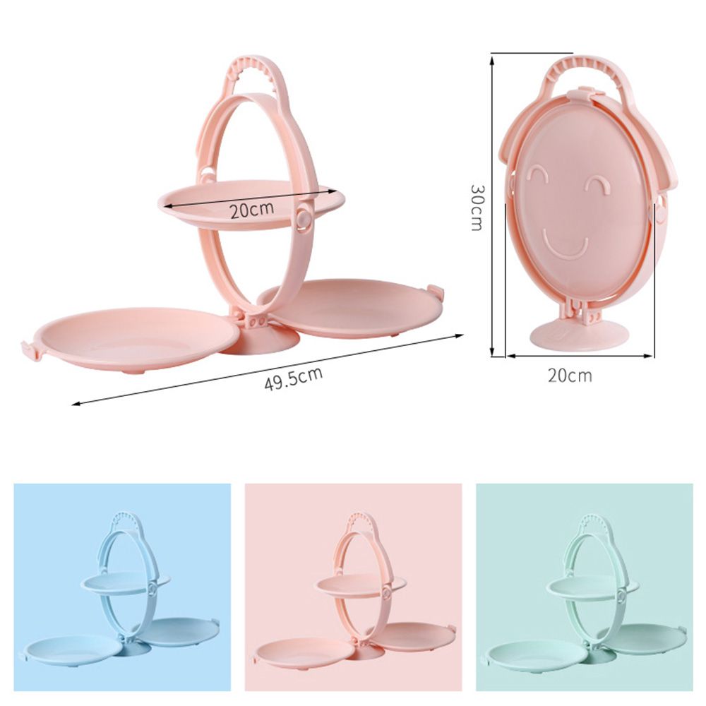 Cool Gift, Portable Multi-Layer Folding Fruit Tray, Available in Different Colors