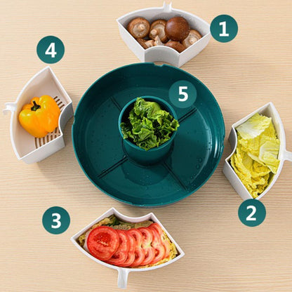 Cool Gift, Large Home Creative Rotating Hot Pot Platter, Available in Different Colors