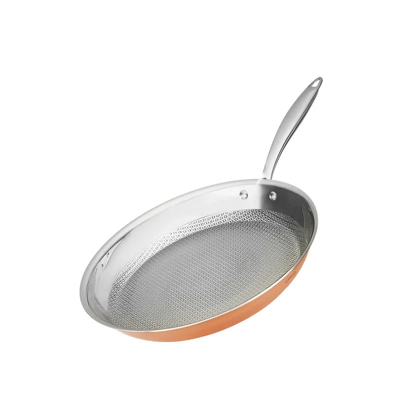 Karaca 3Ply PowerSteel Copper 7-Piece Cookware Set, 153.03.08.0575