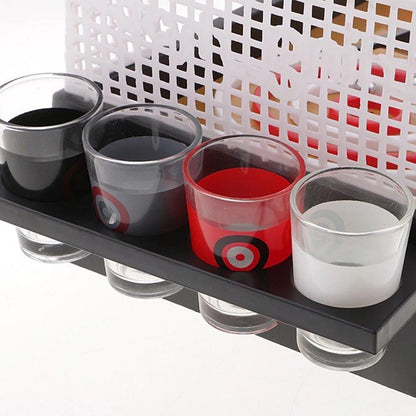Cool Gift, Lingshot Drinking Game with 4 shot glasses