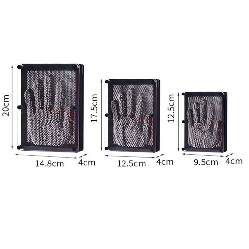 Cool Gift, 3D Art Sculpture Metal Pin Hand Mold, Available in Different Sizes