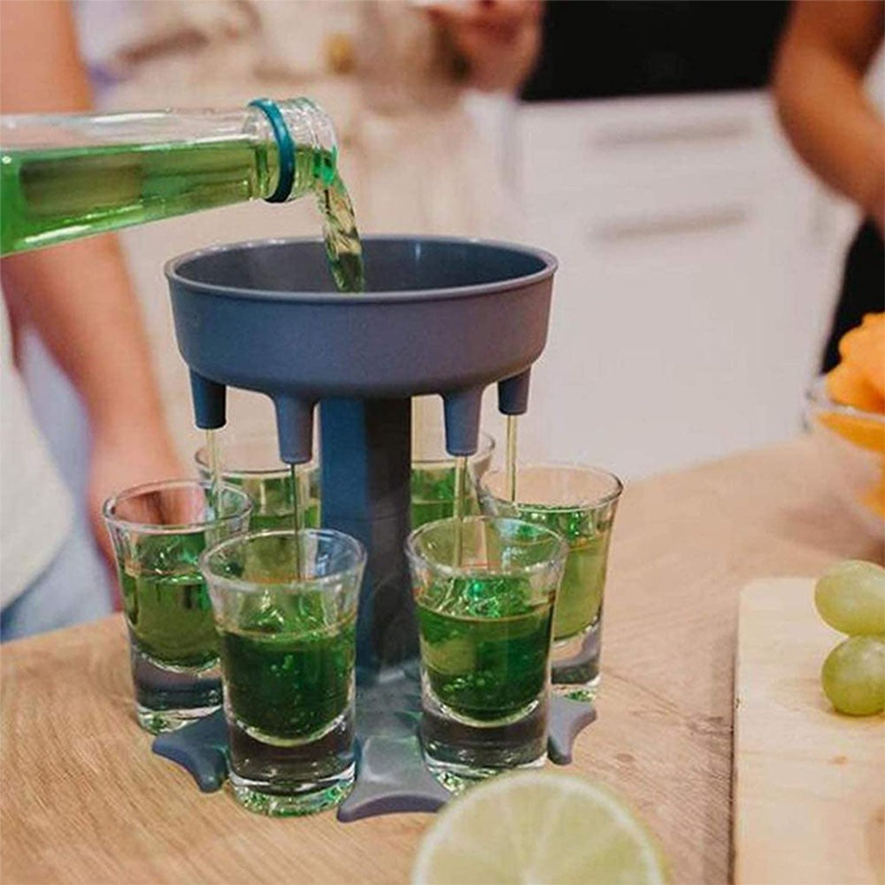Cool Gift, 6 Shot Glass Dispenser and Holder