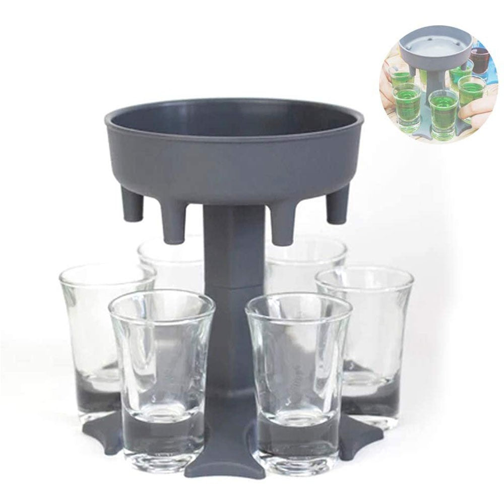 Cool Gift, 6 Shot Glass Dispenser and Holder