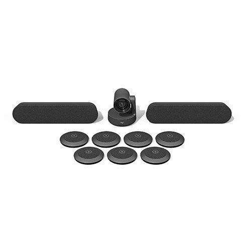 Logitech, Rally Plus Video Conferencing Kit With 2 X Rally Speakers, 2 X Microphone