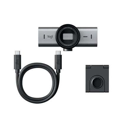 Logitech, Webcam Mx Brio 4K Ultra Hd Pale Grey