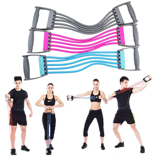 Cool Gift, Adjustable Chest Expander 5 Ropes, Available in Different Colors