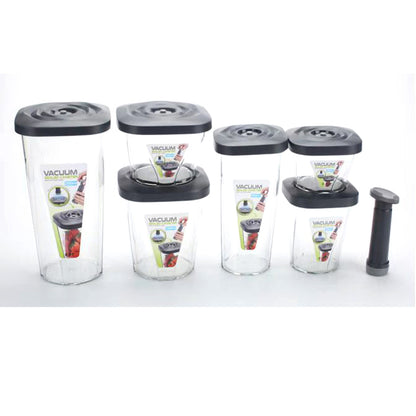 Cool Gift, 6 PCS Food Storage Container with Vacuum Sealed Set