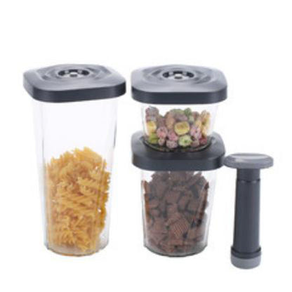 Cool Gift, 3 PCS Food Storage Container with Vacuum Sealed Set