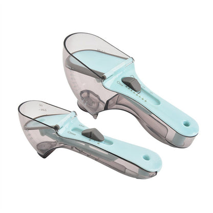 Cool Gift, Adjustable Measuring Cups And Spoons Set (2 Pieces)