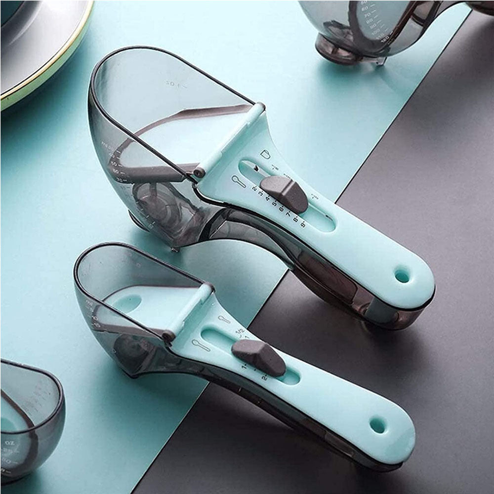 Cool Gift, Adjustable Measuring Cups And Spoons Set (2 Pieces)