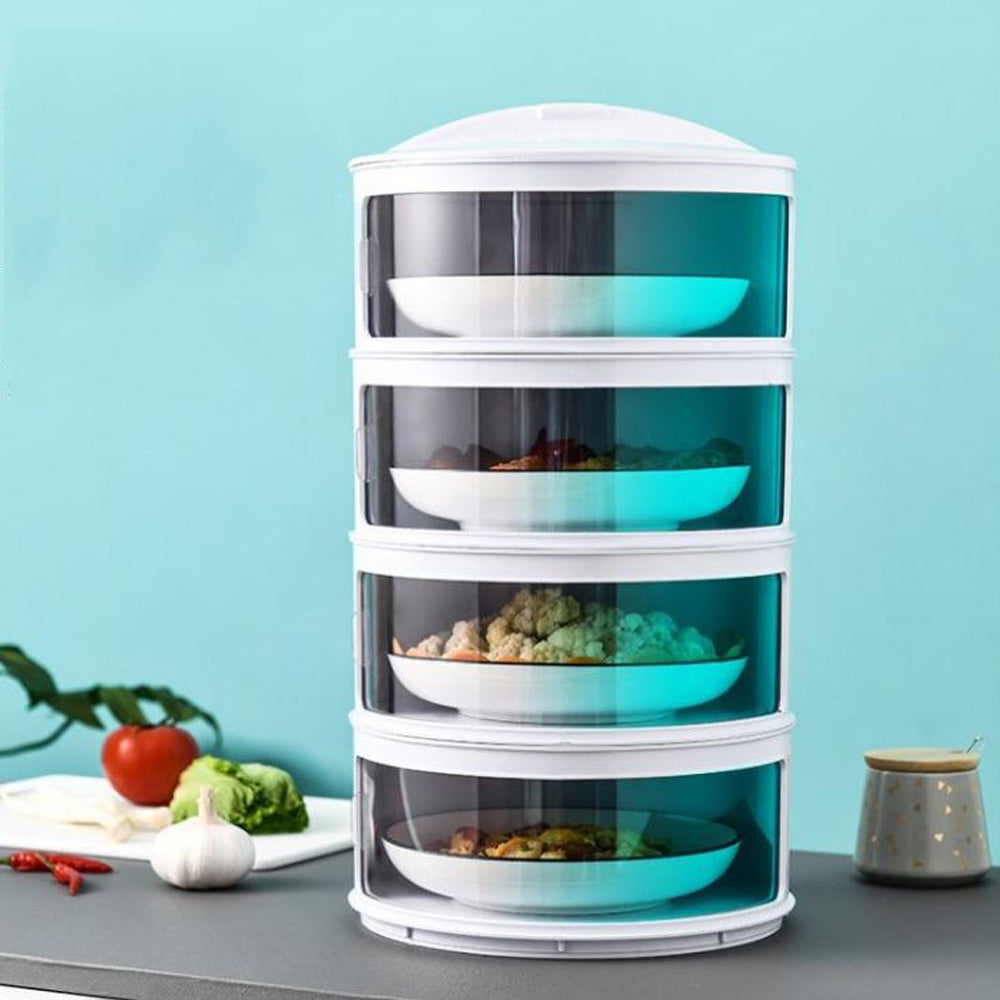 Cool Gift, Transparent Stable Stack-Able Food Insulation Covers Dust-Proof, Available in Different Sizes