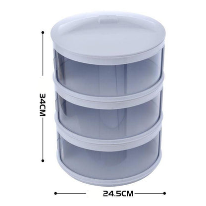Cool Gift, Transparent Stable Stack-Able Food Insulation Covers Dust-Proof, Available in Different Sizes