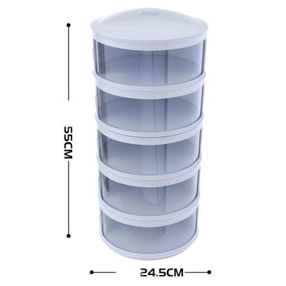 Cool Gift, Transparent Stable Stack-Able Food Insulation Covers Dust-Proof, Available in Different Sizes