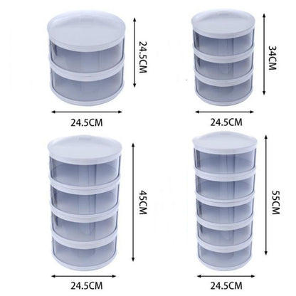 Cool Gift, Transparent Stable Stack-Able Food Insulation Covers Dust-Proof, Available in Different Sizes