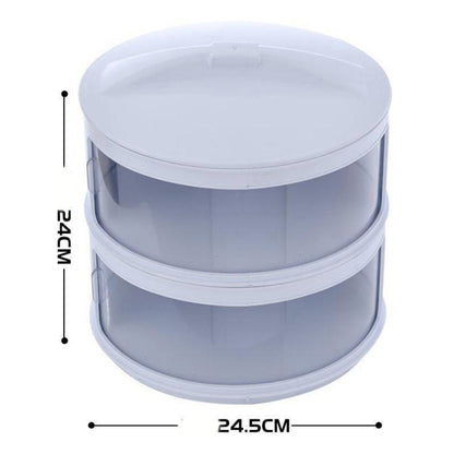 Cool Gift, Transparent Stable Stack-Able Food Insulation Covers Dust-Proof, Available in Different Sizes
