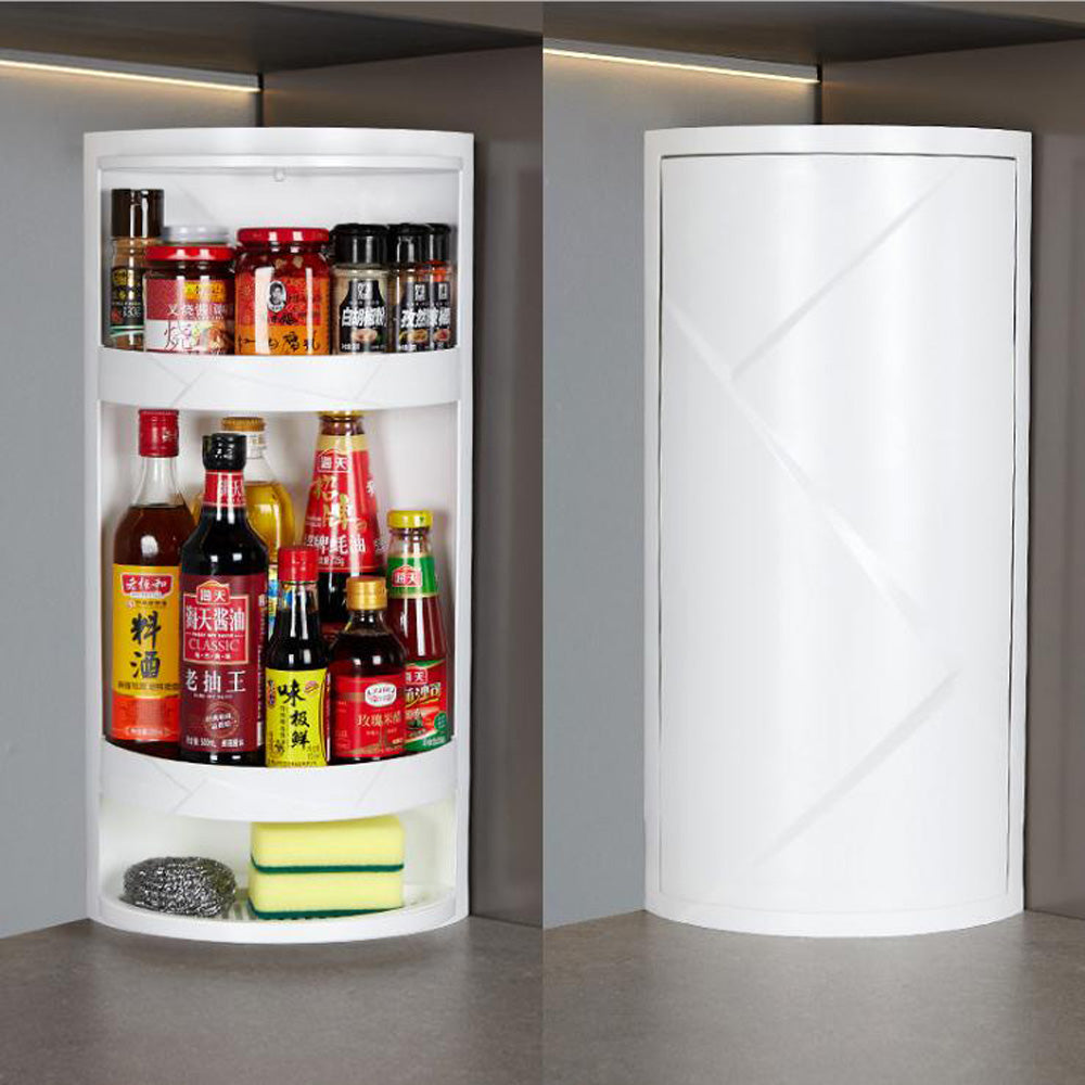 Cool Gift, Rotating Corner Shelf Cabinet, Available in Different Sizes
