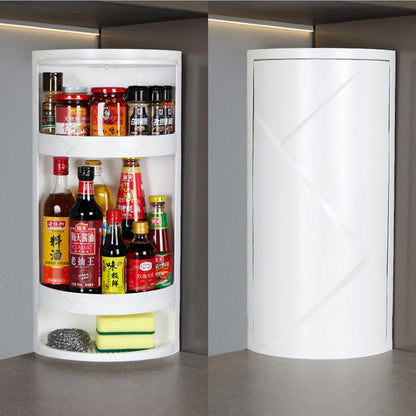 Cool Gift, Rotating Corner Shelf Cabinet, Available in Different Sizes