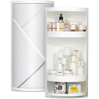 Cool Gift, Rotating Corner Shelf Cabinet, Available in Different Sizes