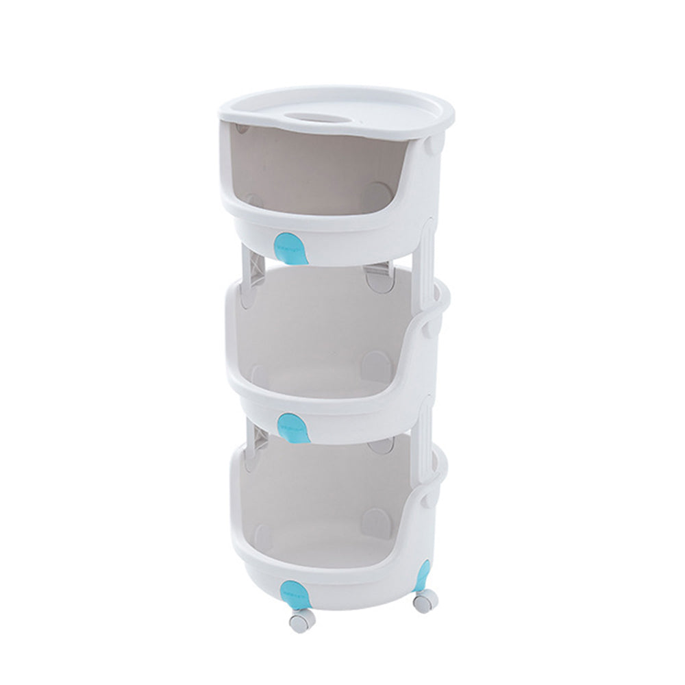 Cool Gift, Stackable Storage Basket, Vegetable Basket With Wheels, Available in Different Sizes