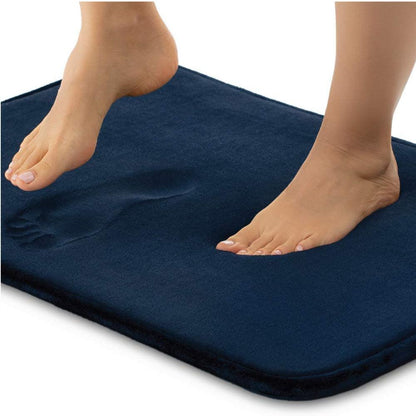 Sanitary, Thick Memory Foam Bath Mat, 50x80 cm, Non-Slip, Available in Different Colors