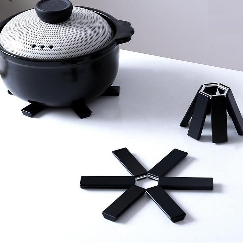 Cool Gift Folding Pot Mat, Heat Insulation Pad Set Of 3 Pcs
