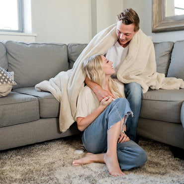Cool Gift Sofa Blanket 2 Pcs set, Available in Different Colors