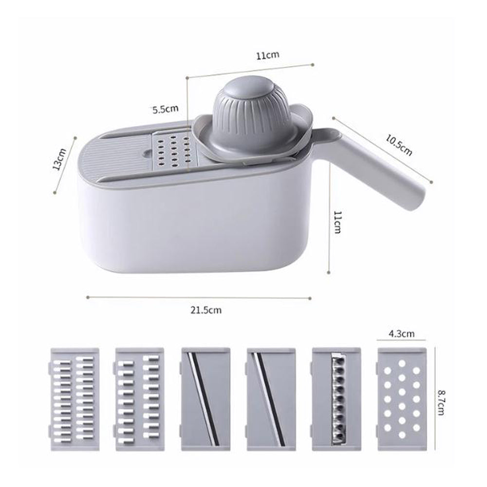 Cool Gift, Multi-functionalVegetable Cutter 6 Blades