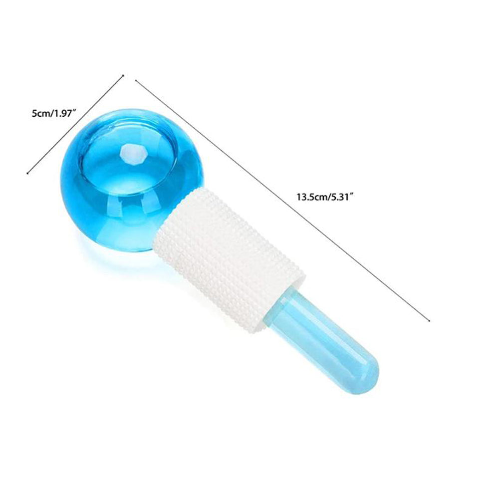 Cool Gift, 2 Pcs Beauty Crystal Ball Facial Ice Globe