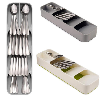Cool Gift, Cutlery Organizer Kitchen Drawer Tray, Available in Different Colors