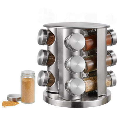 Cool Gift, Rotating Spice Rack Organiser, Available in Different Sizes